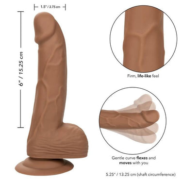 Dildo in silicone realistico da 6 pollici con ventosa e stimolazione sensuale